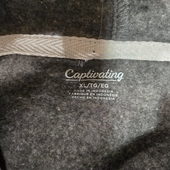 Oregon Ducks Men's Captivating Brand Pullover Embroidered Hoodie Gray Sz XL NWT - Picture 7 of 8